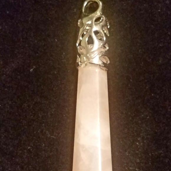 NEW! Lot of Six (6) Quartz & Various Crystals Pendulum Pendants! - Picture 13 of 16